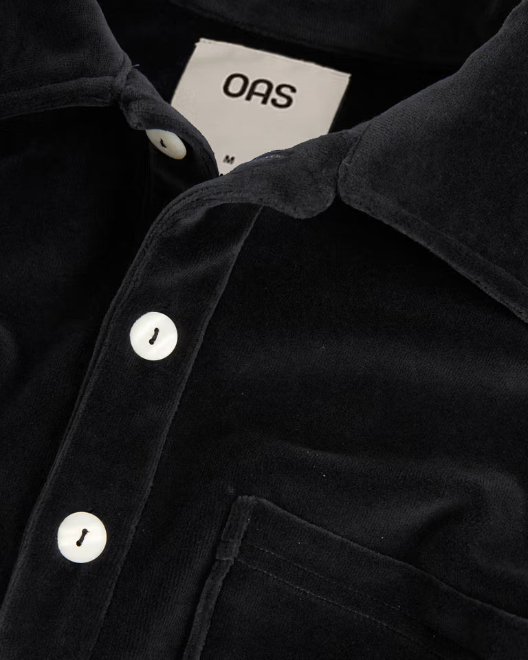 Velour Girona Shirt - Nearly Black