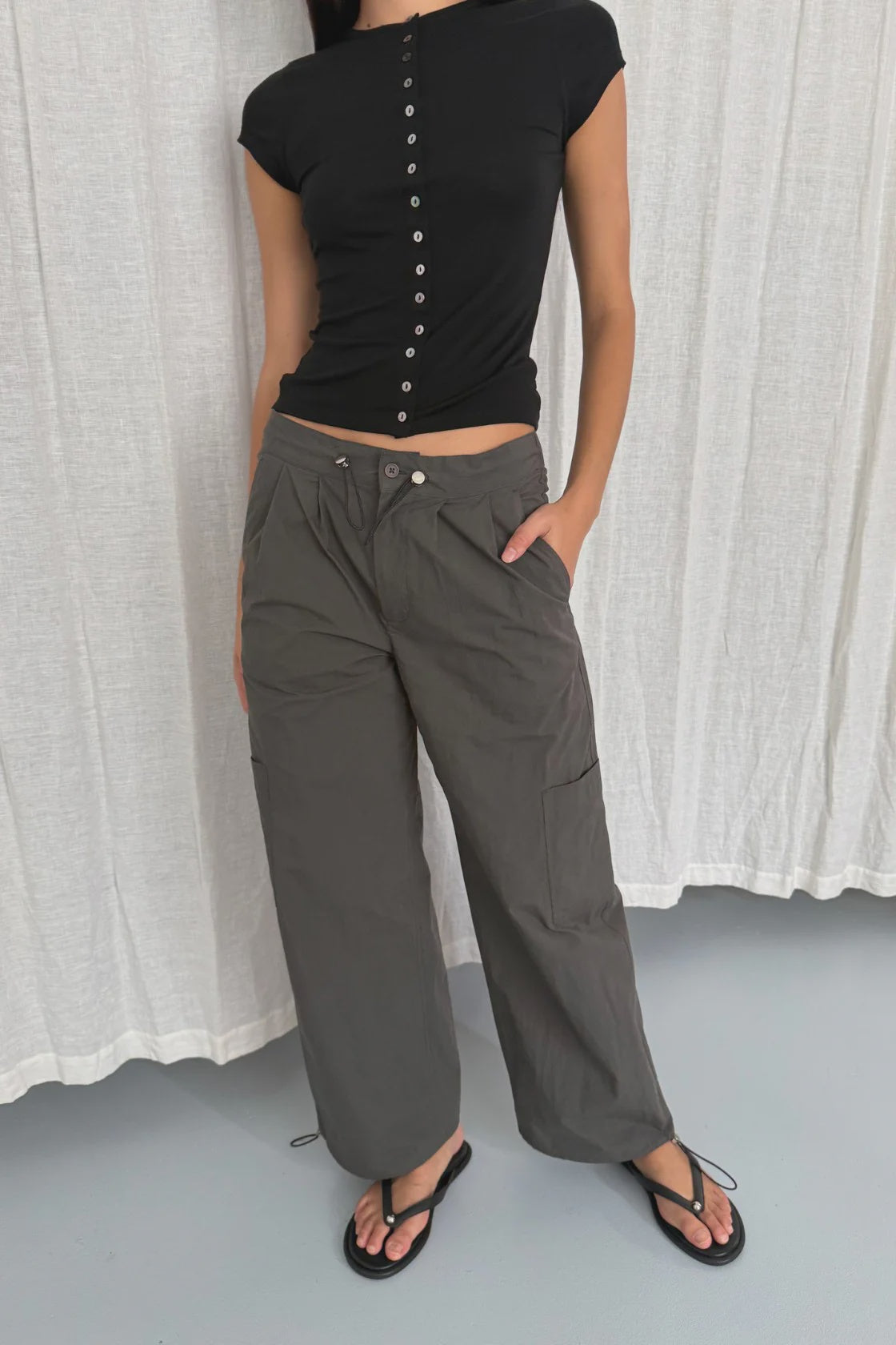 Addie Pant - Charcoal