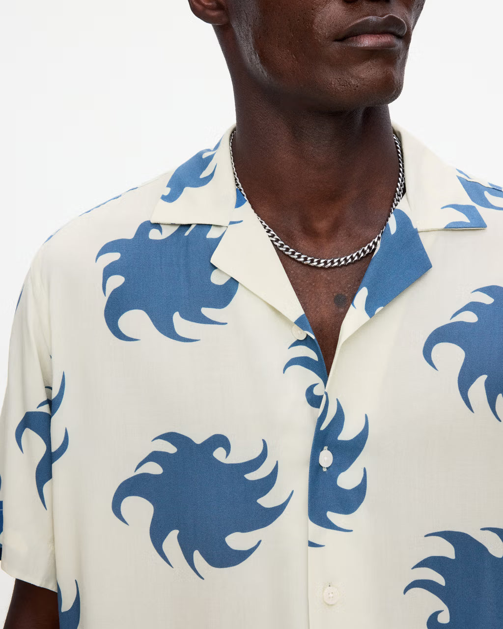 Viscose Shirt - Sky Ember