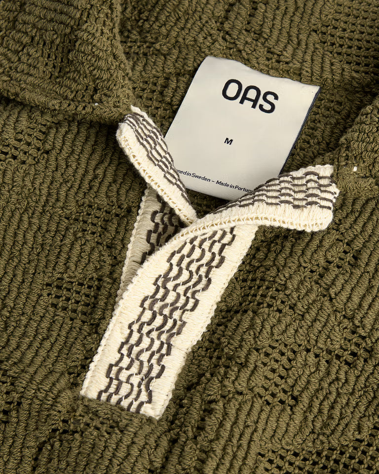 Palmer Crochet Shirt - Pine Verve