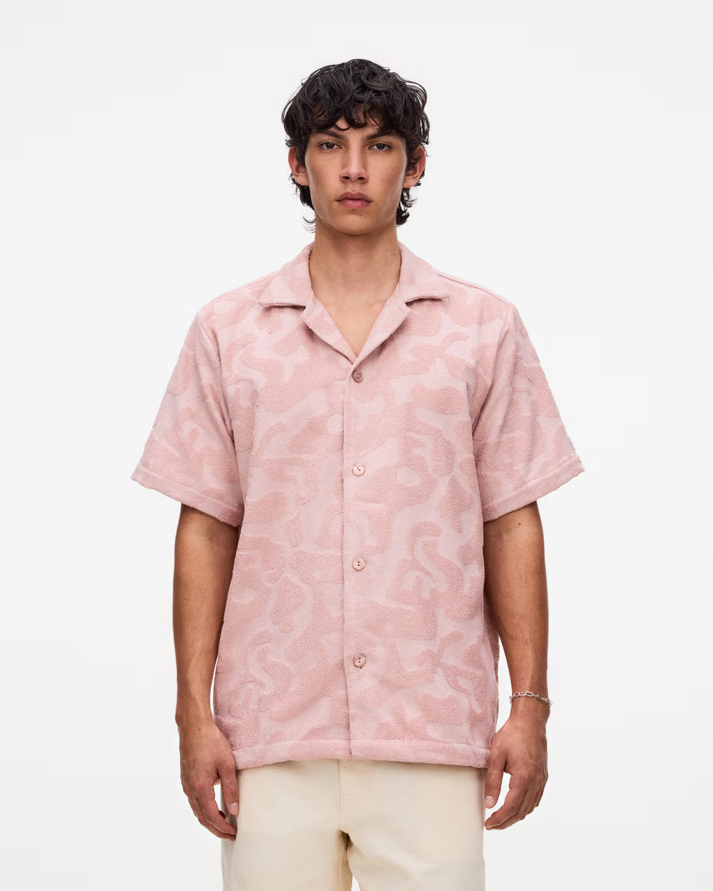 Cuba Terry Shirt - Blush Puzzlotec