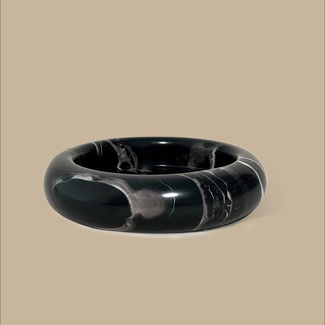 Halo tray - Black / Silver