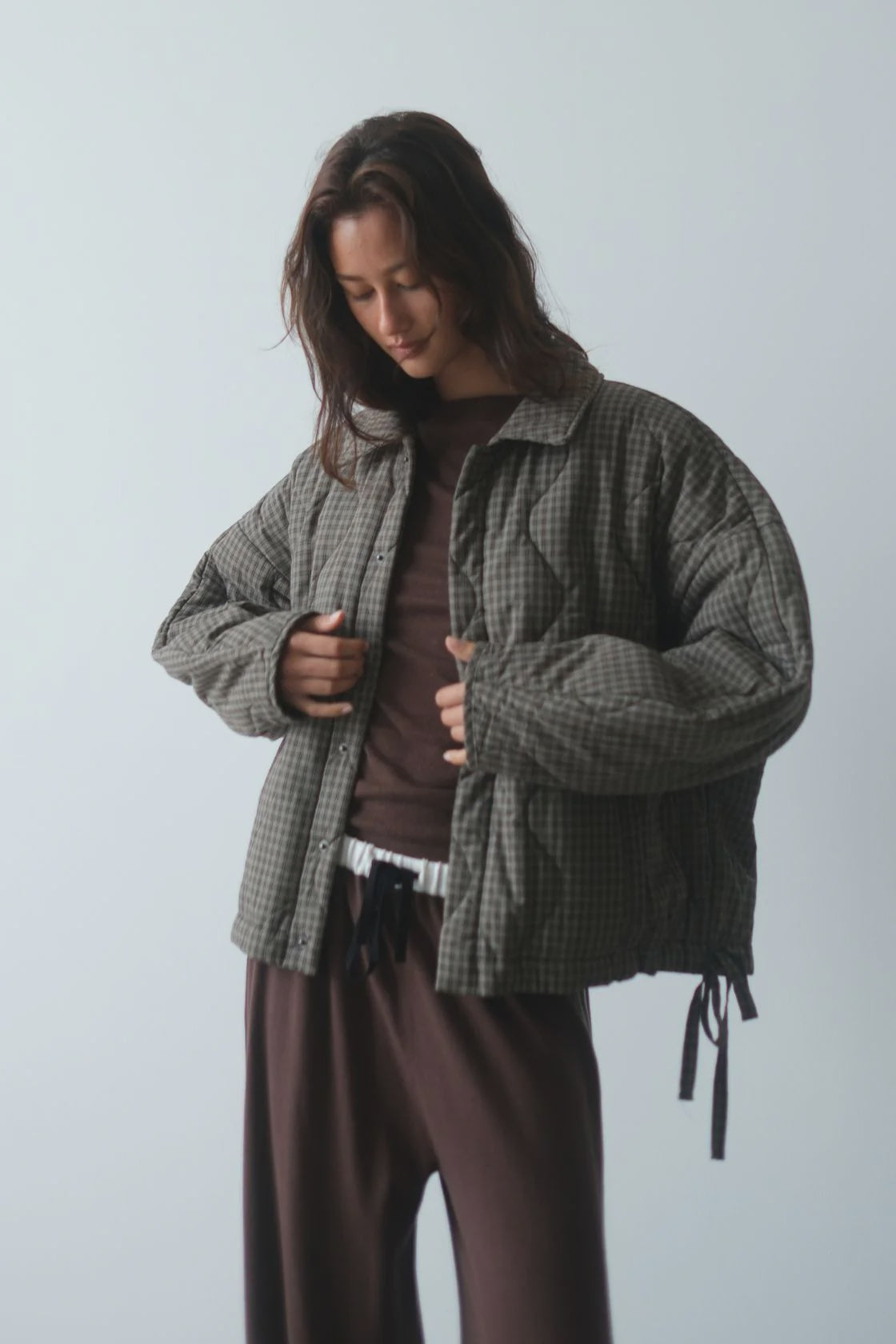 Matteo jacket - Olive & Teal