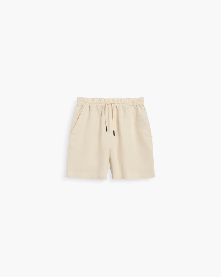 Porto Linen Shorts - Beige