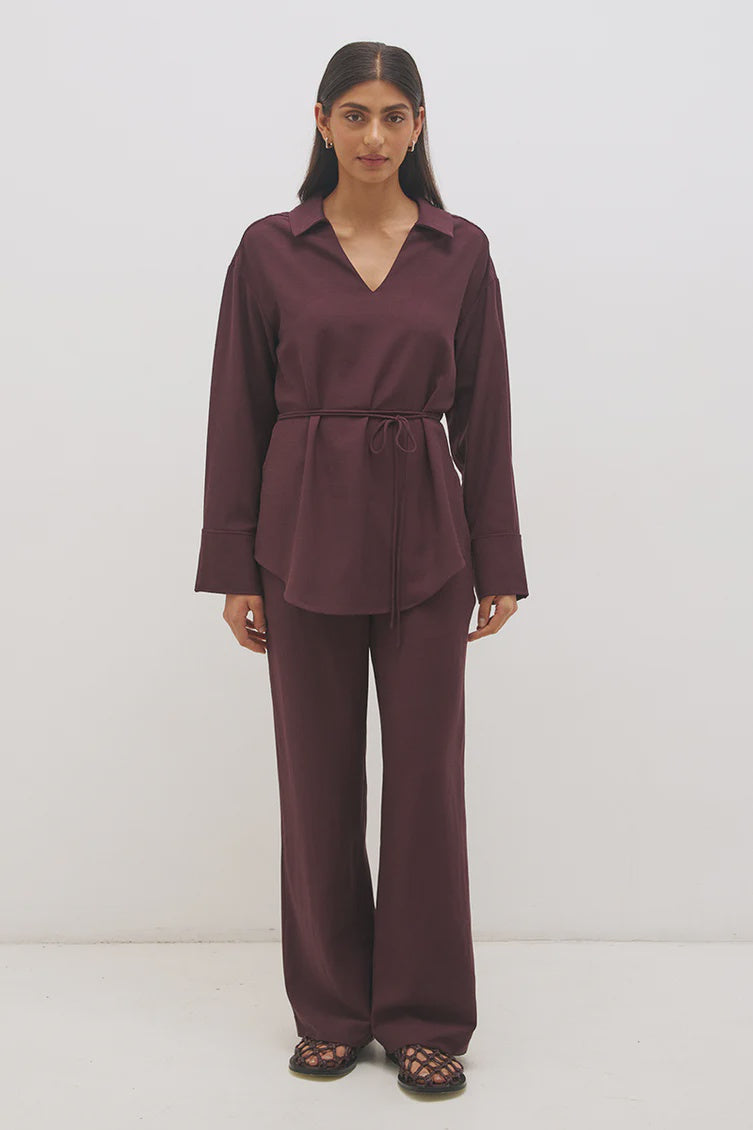Elira Shirt - Bitter Chocolate