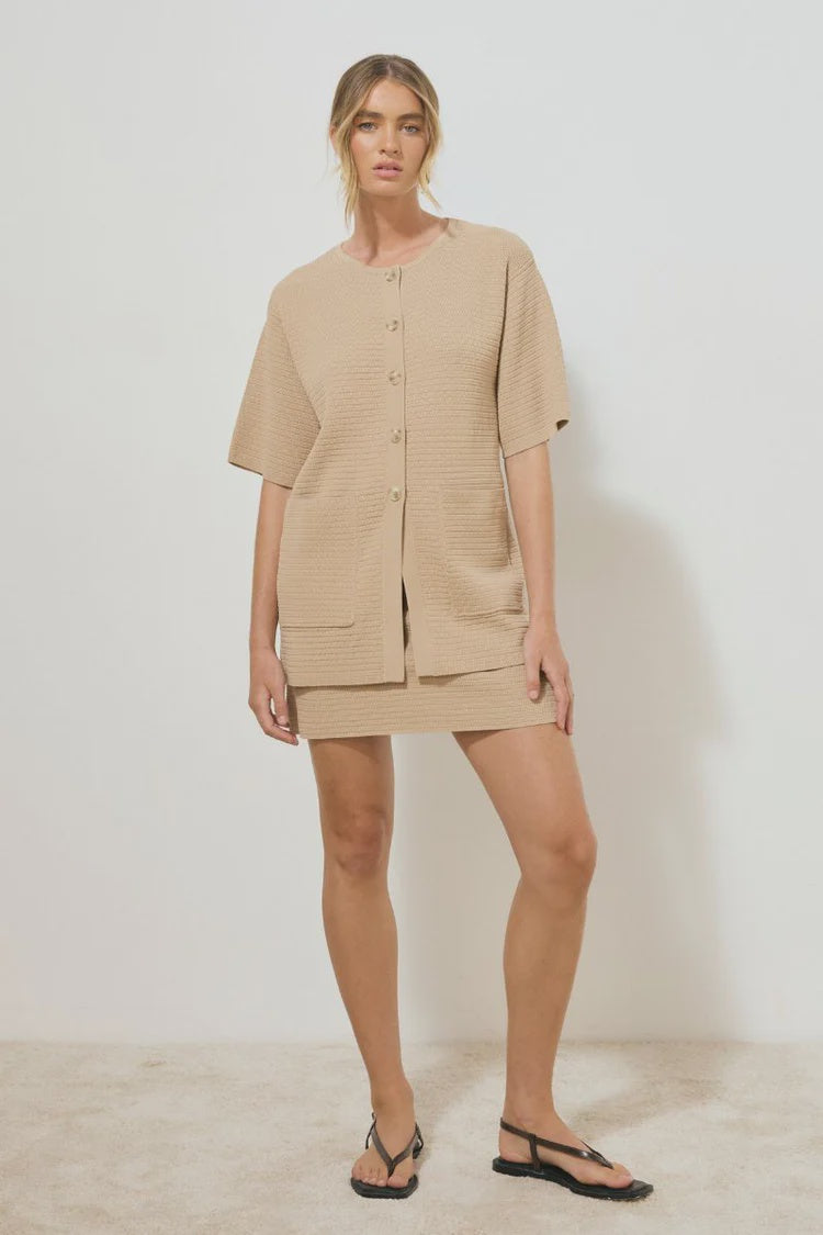 Memoir Knit Top - Stone