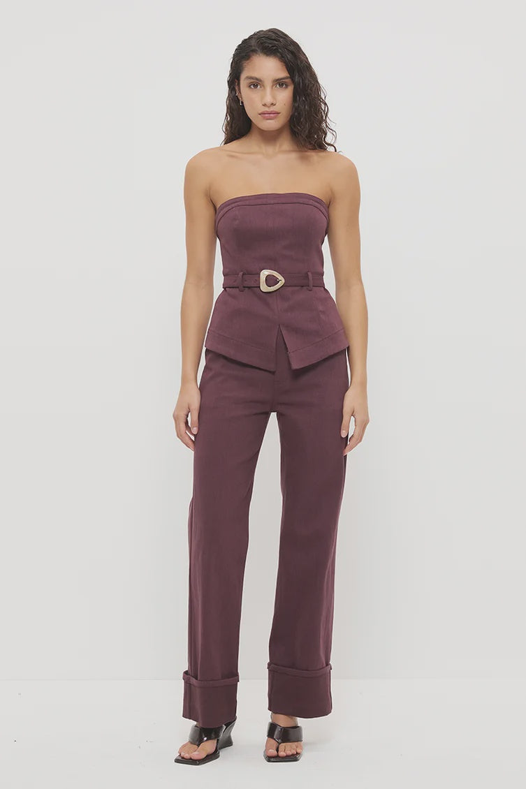 Hart Bodice - Dusty Plum