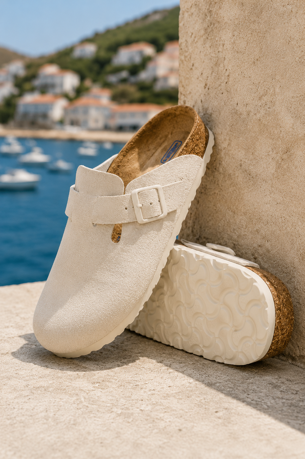 Boston SFB Suede Antique White - Regular