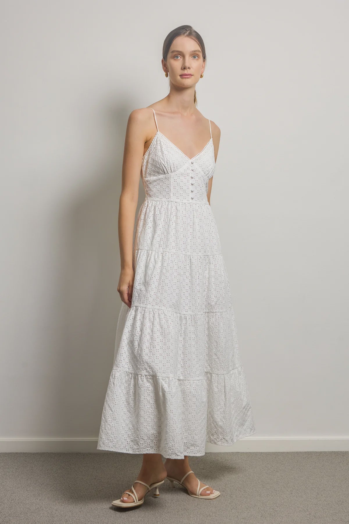 Soleil Button Front Maxi