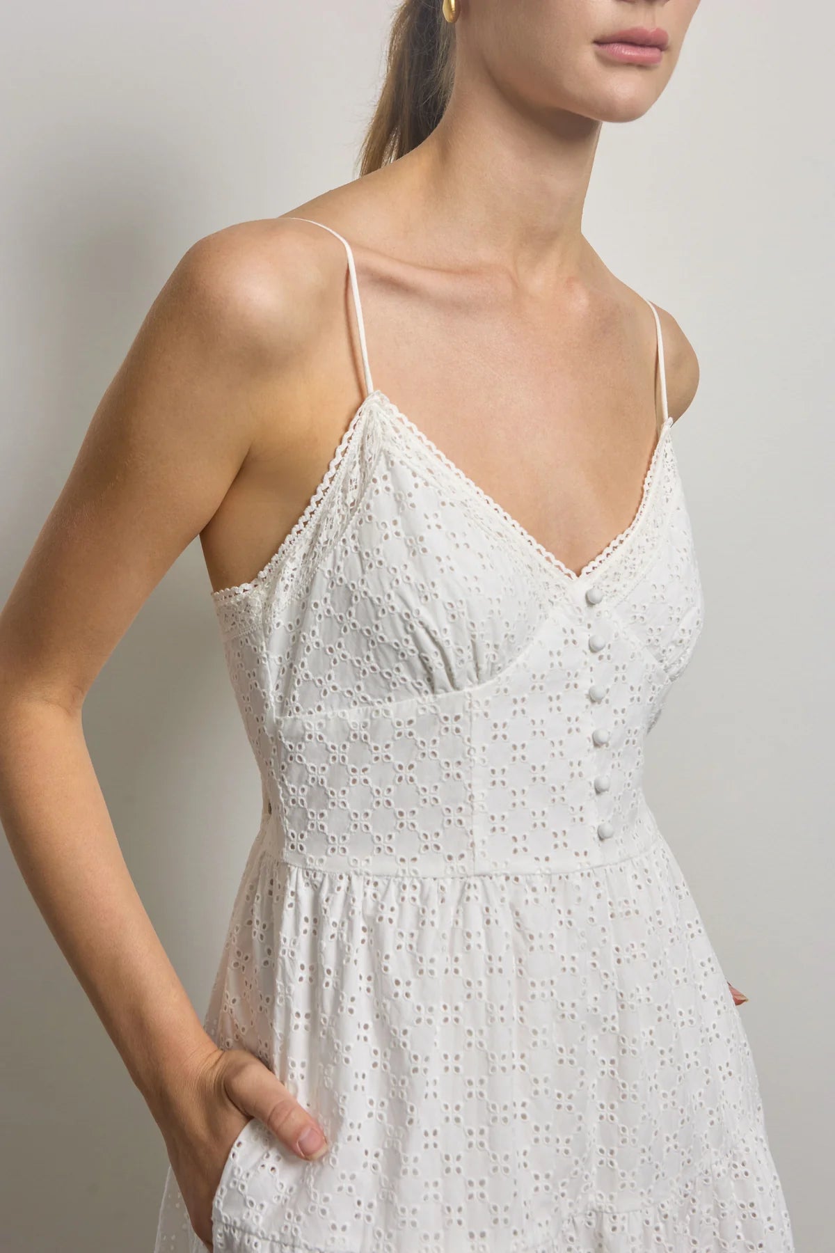 Soleil Button Front Maxi