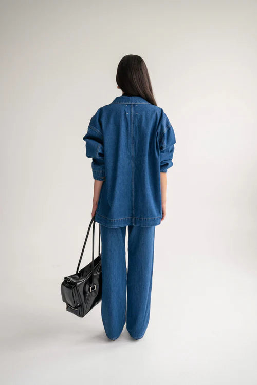 The Brooklyn Jacket - Mid Blue