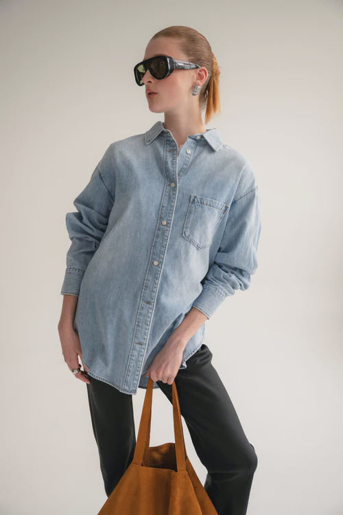 The Nico Shirt - Light Stone