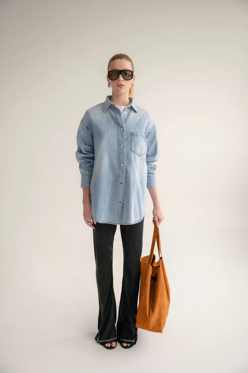 The Nico Shirt - Light Stone