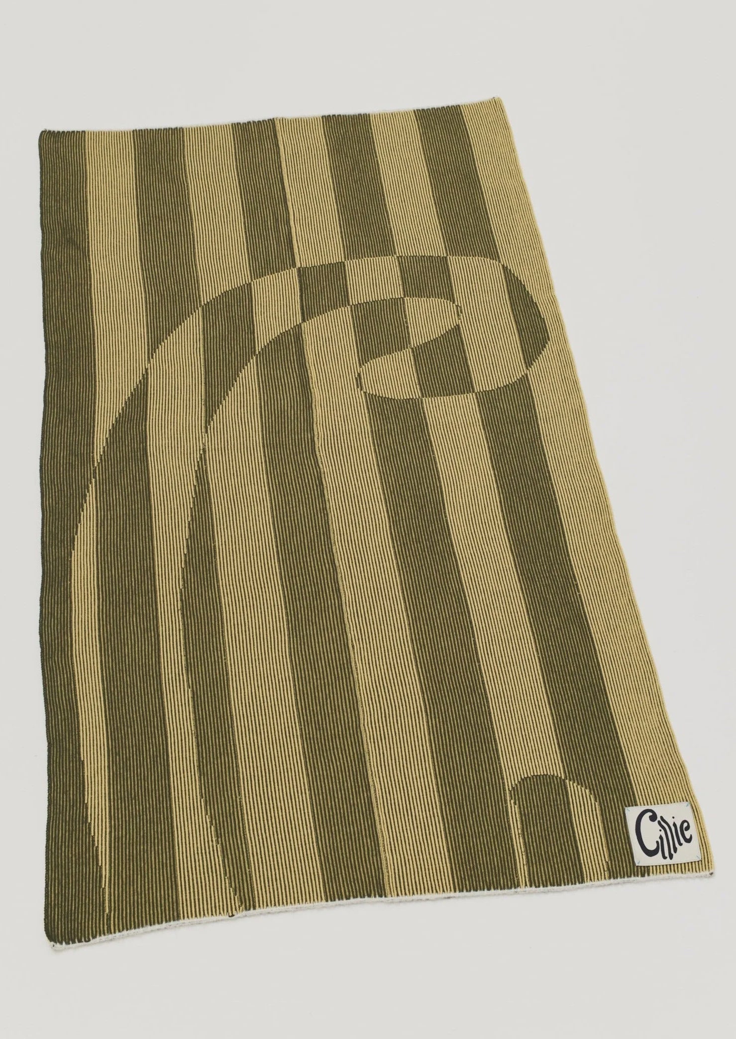 Knitted Inverse Throw - Seaweed