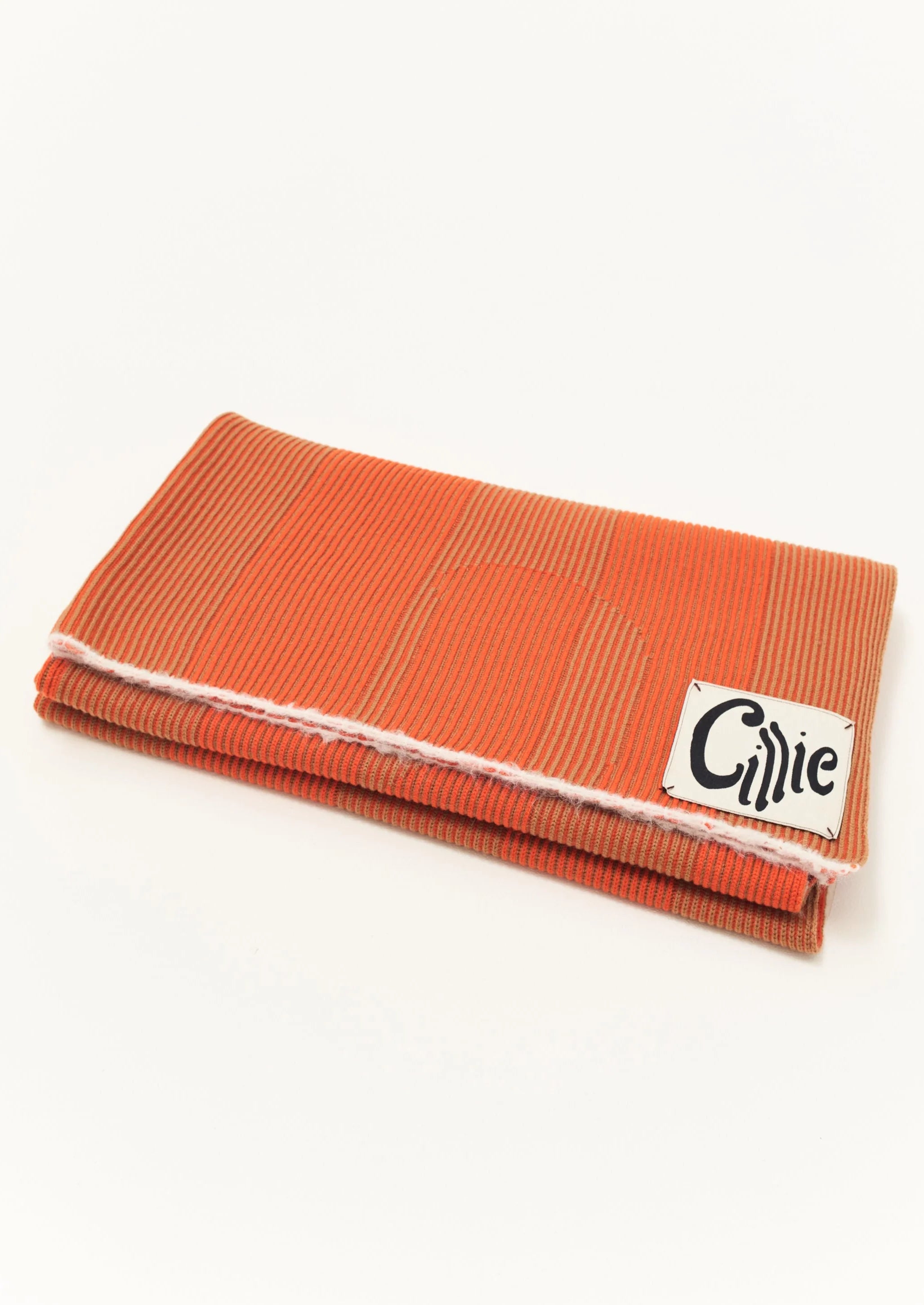 Knitted Inverse Throw - Fake Tan