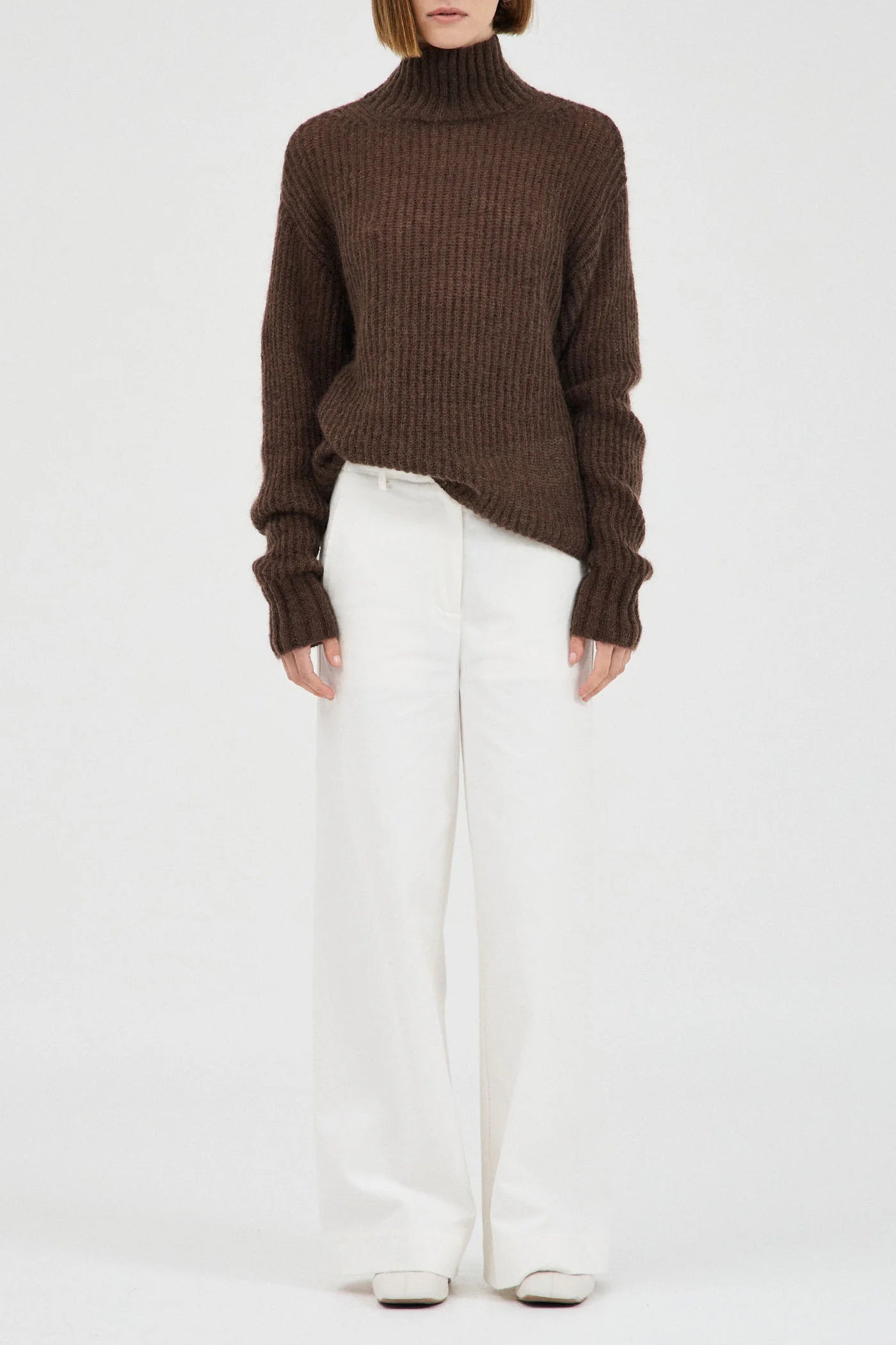 Ida Mohair Knit - Chocolate