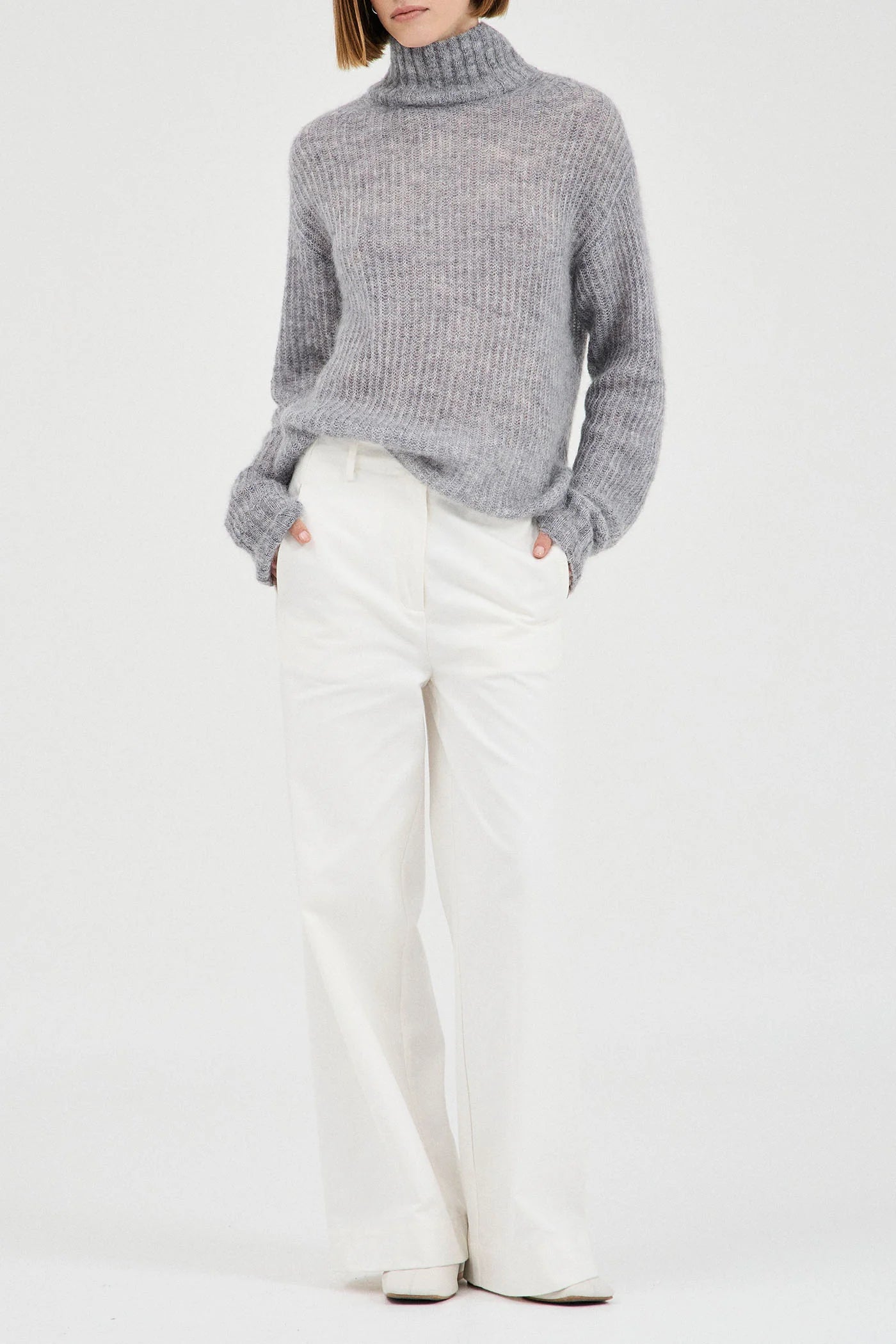 Ida Mohair Knit - Grey