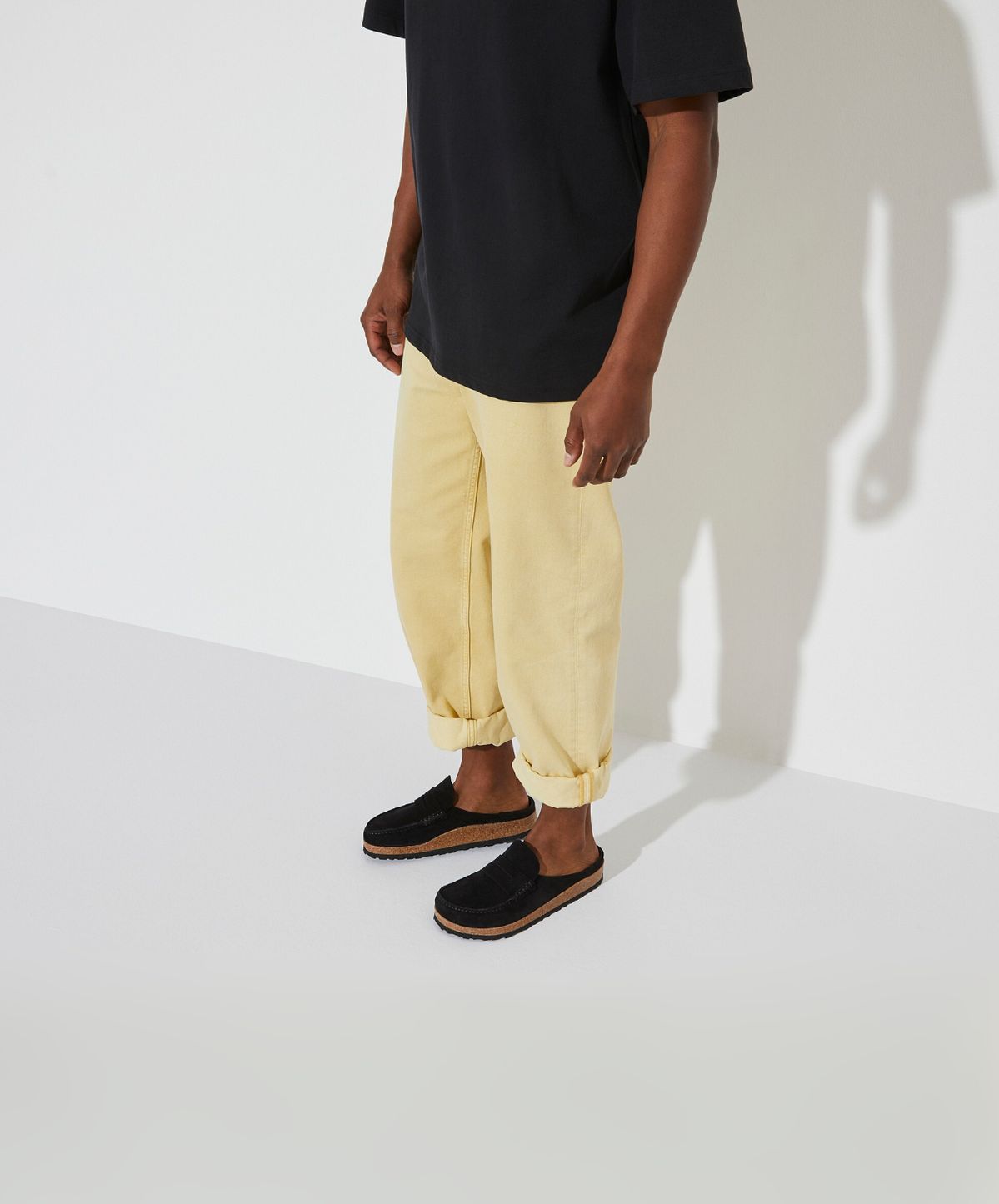 Naples - Black Suede Leather