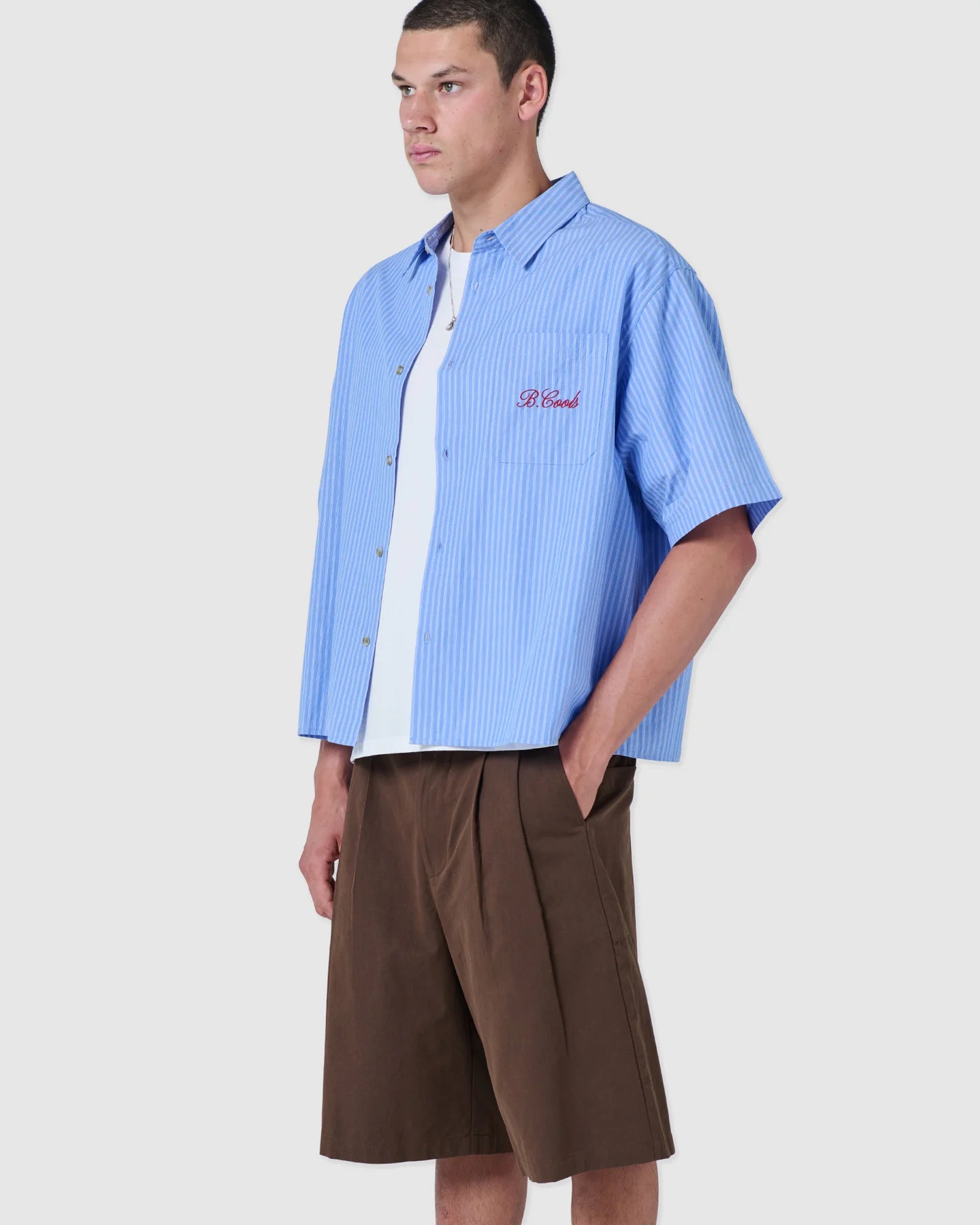 Scribe S/S Shirt - Blue Stripe