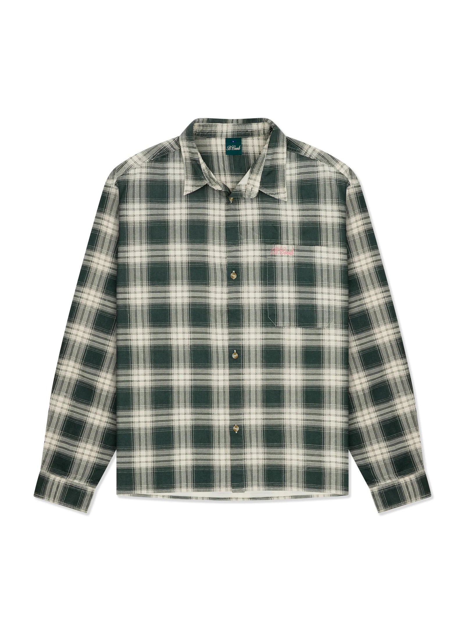 Chalet Crop L/S Shirt - Plaid