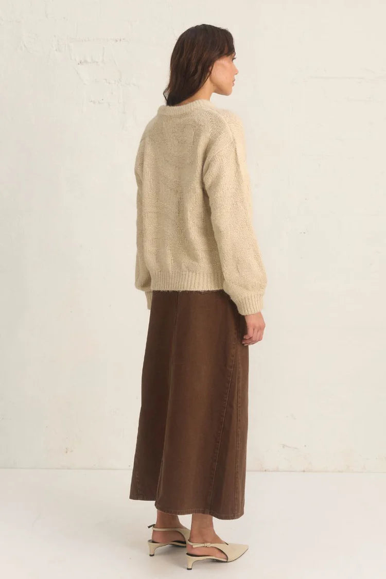 Heritage Knit Jumper - Cream