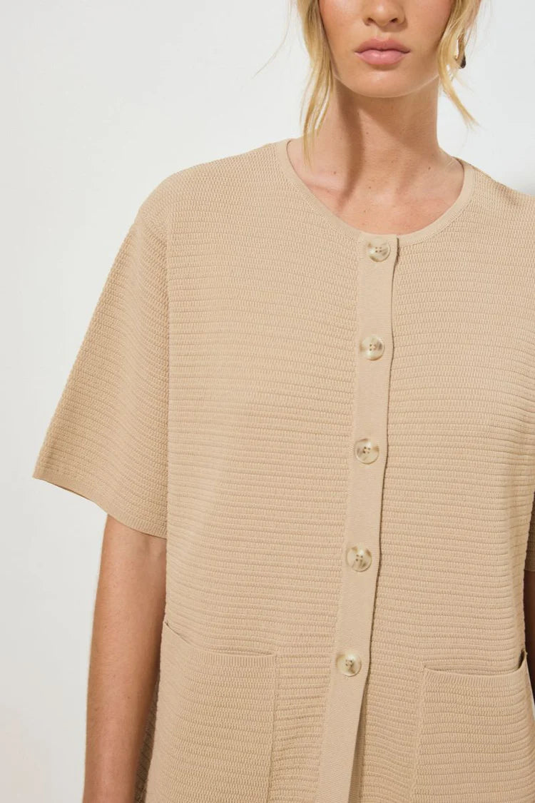 Memoir Knit Top - Stone