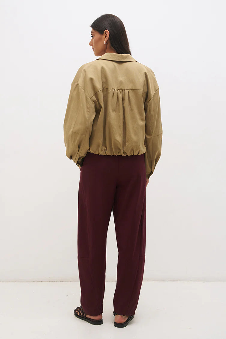 Alba Bomber Jacket - Faded Khaki