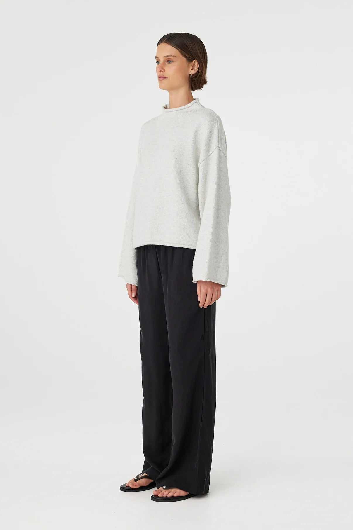 Maeve Sweater - Snow Marle