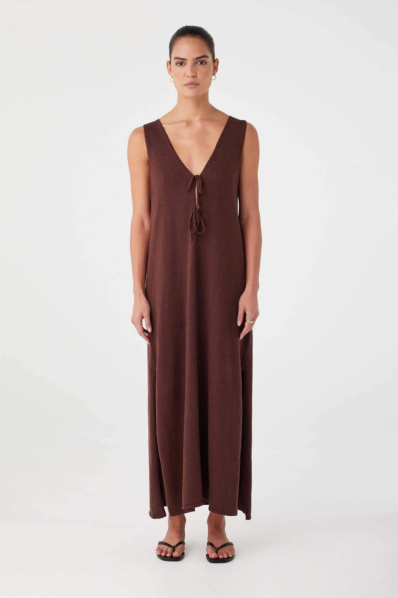 Poppy Maxi Dress - Chocolate