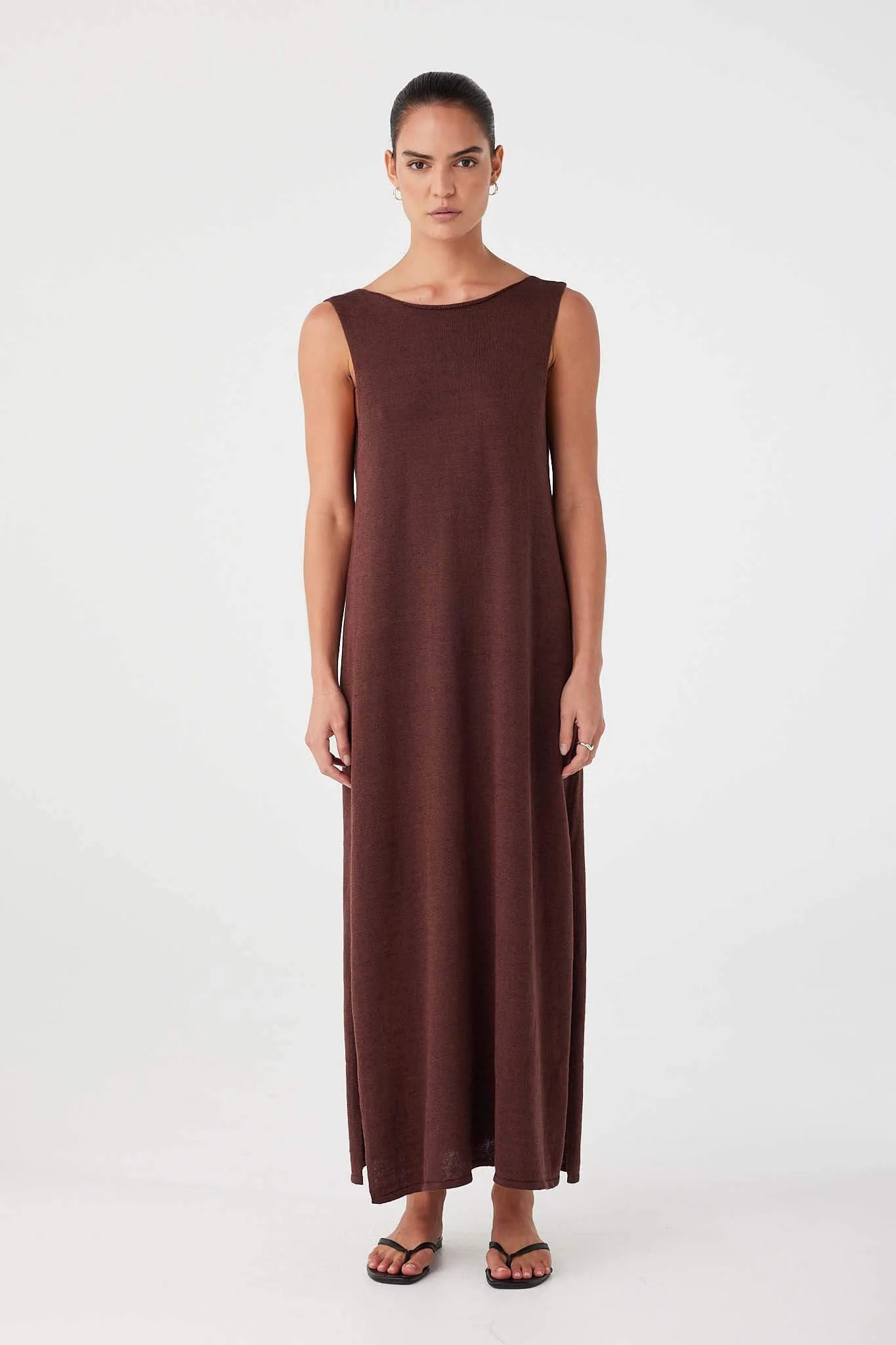 Poppy Maxi Dress - Chocolate