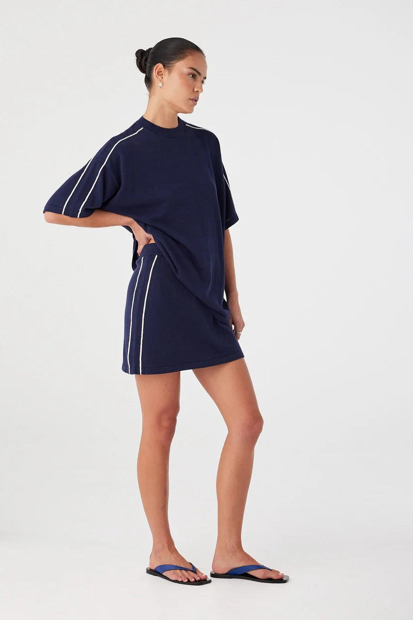 Pippa Mini Skirt - Navy