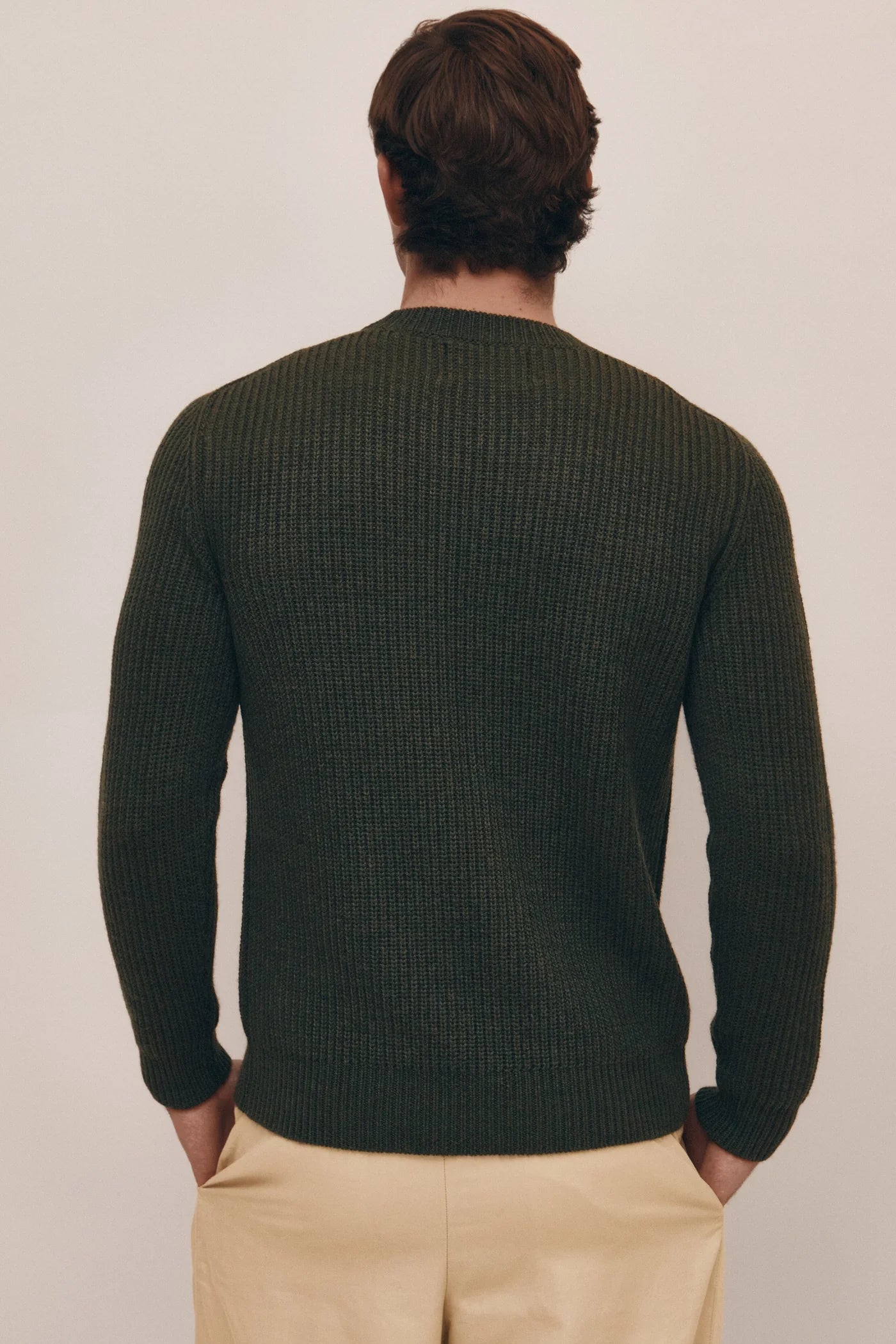 Merino Sweater - Deep Olive