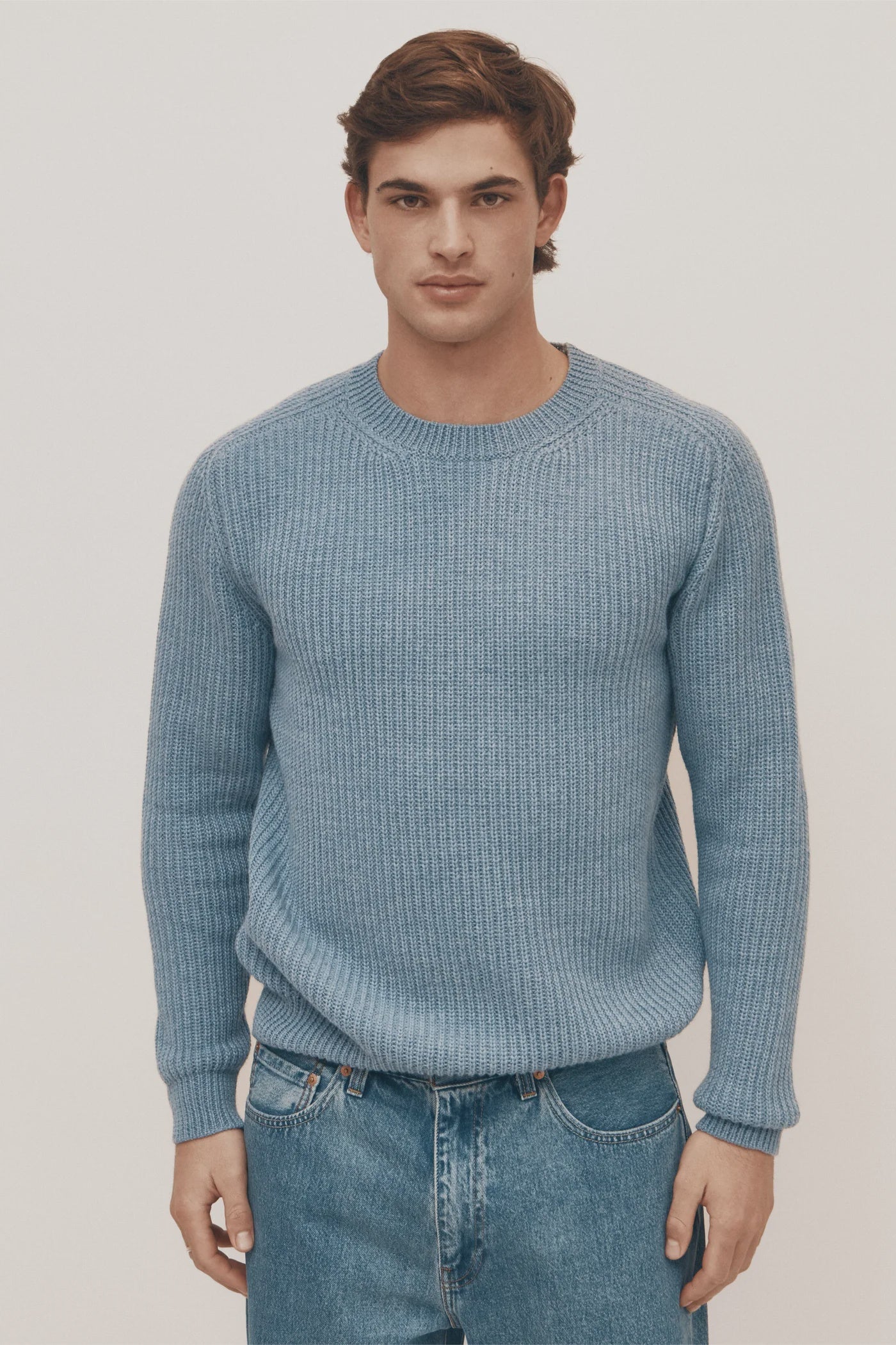 Merino Sweater - Soft Blue