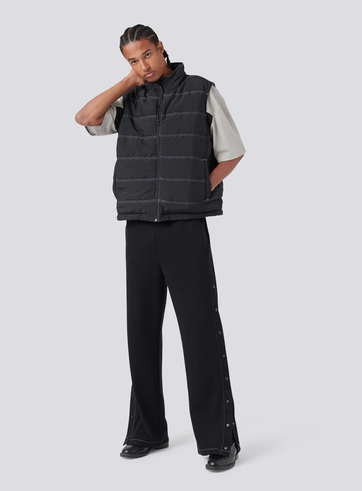 Railed Puffer vest - Black