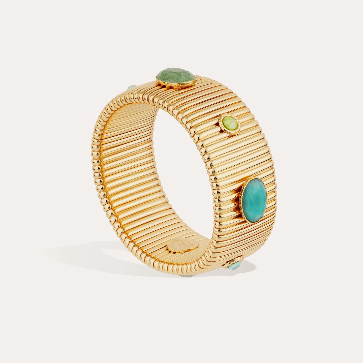 Strada Bracelet - Green Stone