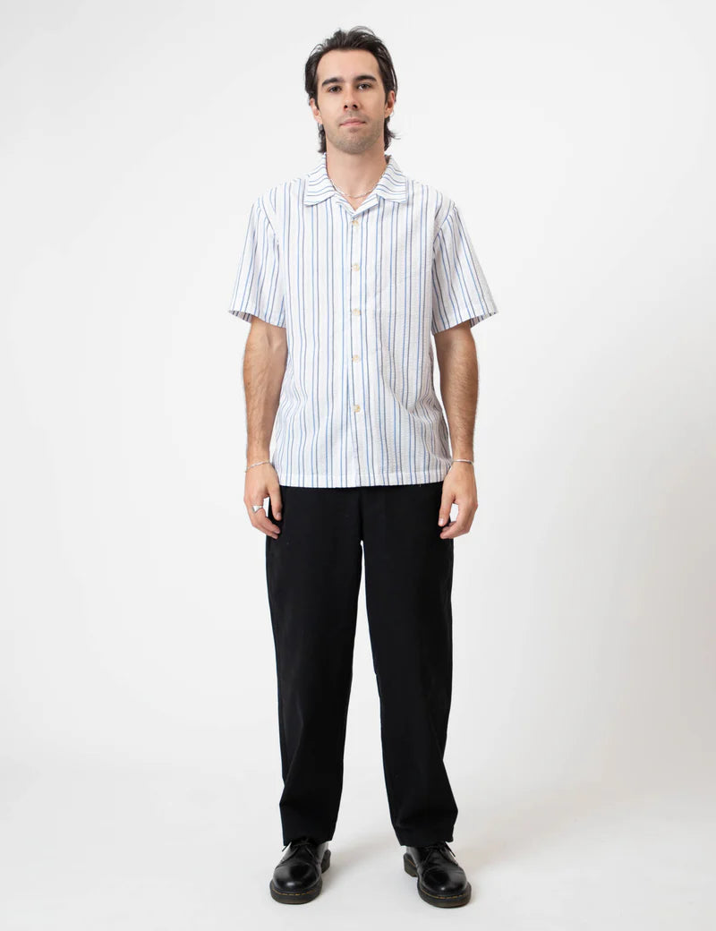 Cuban S/S Shirt - Palm Beach Seersucker
