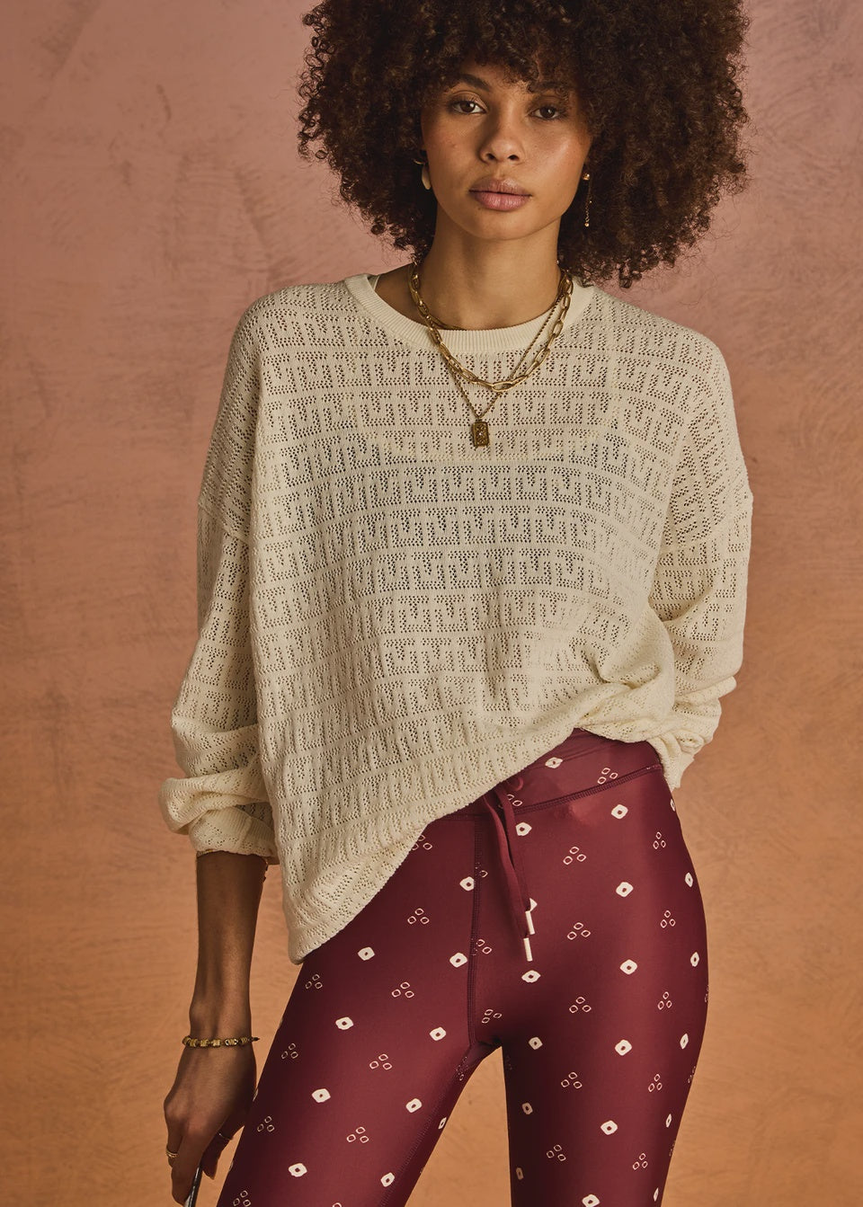 Chennai Yelena Knitted Top - Cream