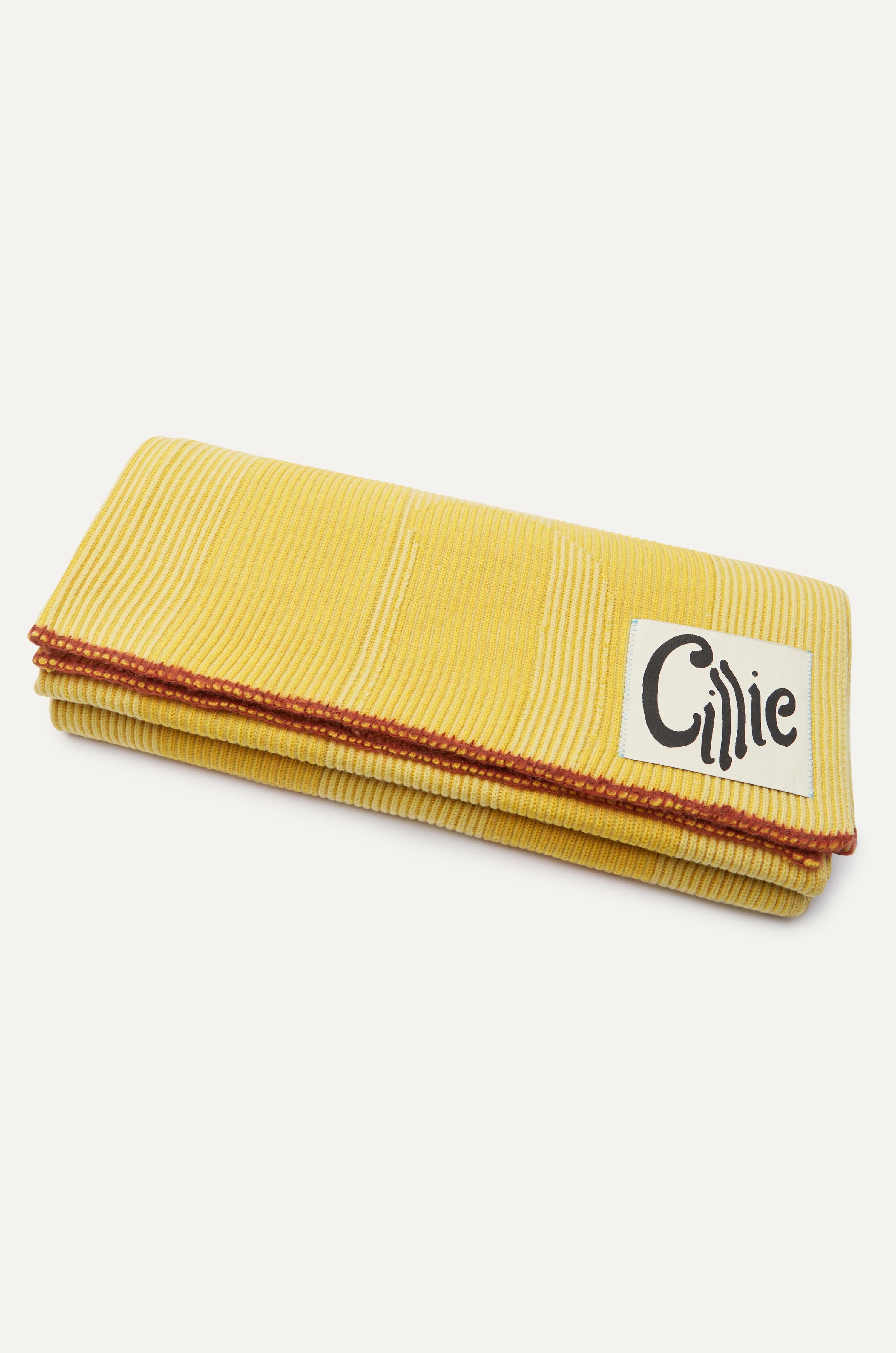 Knitted Inverse Throw - Cedrat