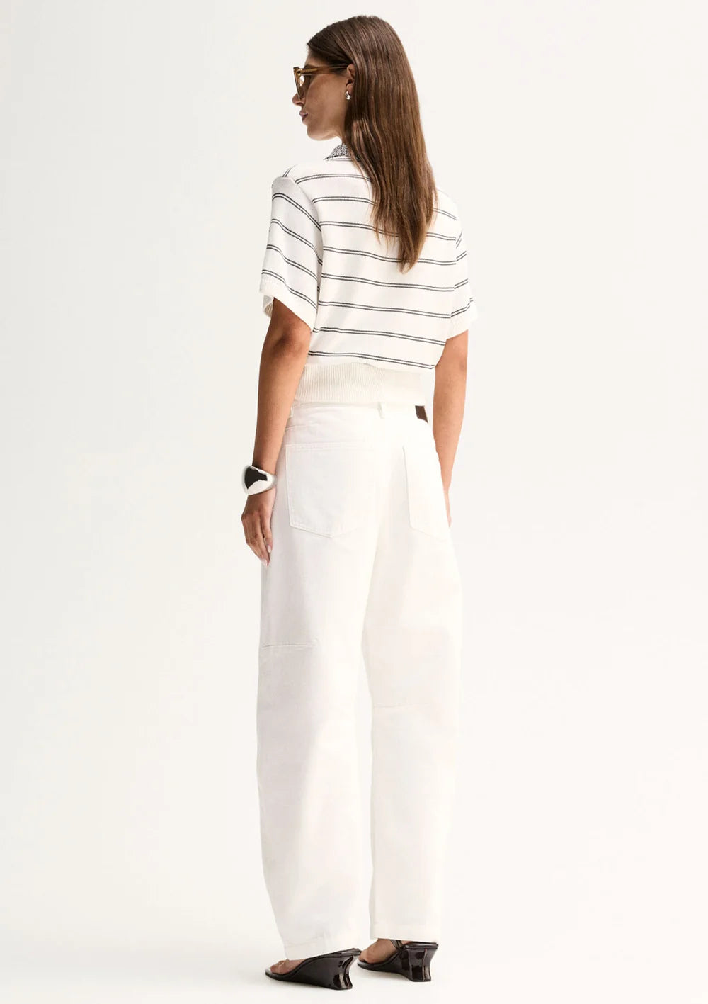 Harley Knit Tee - White