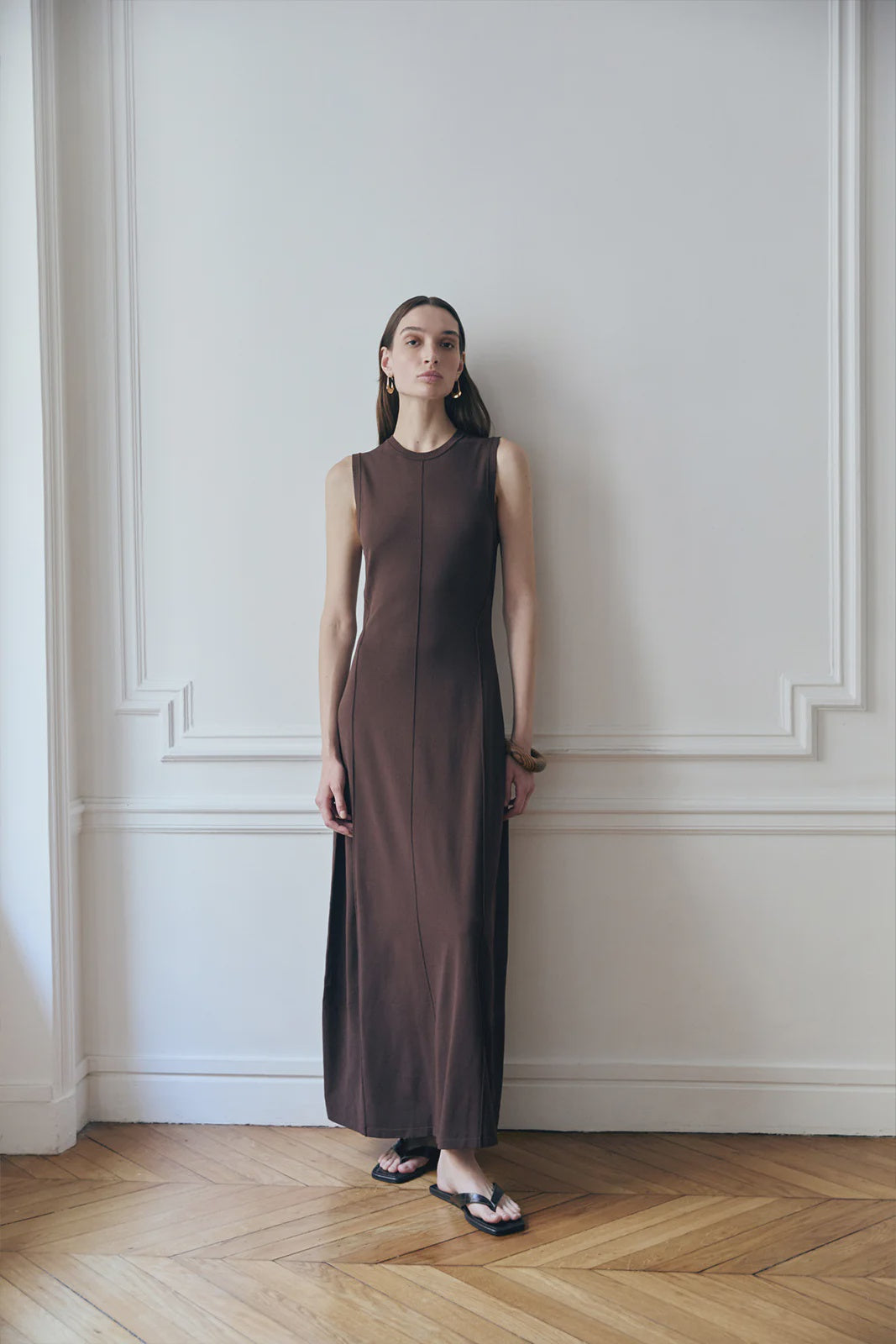 Helene Maxi Dress - Chocolate