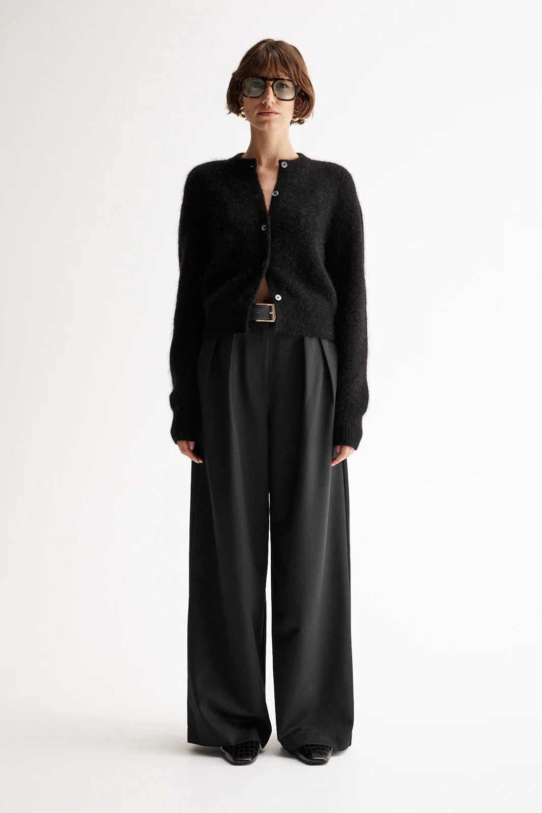 Abigail Knit Cardi - Black