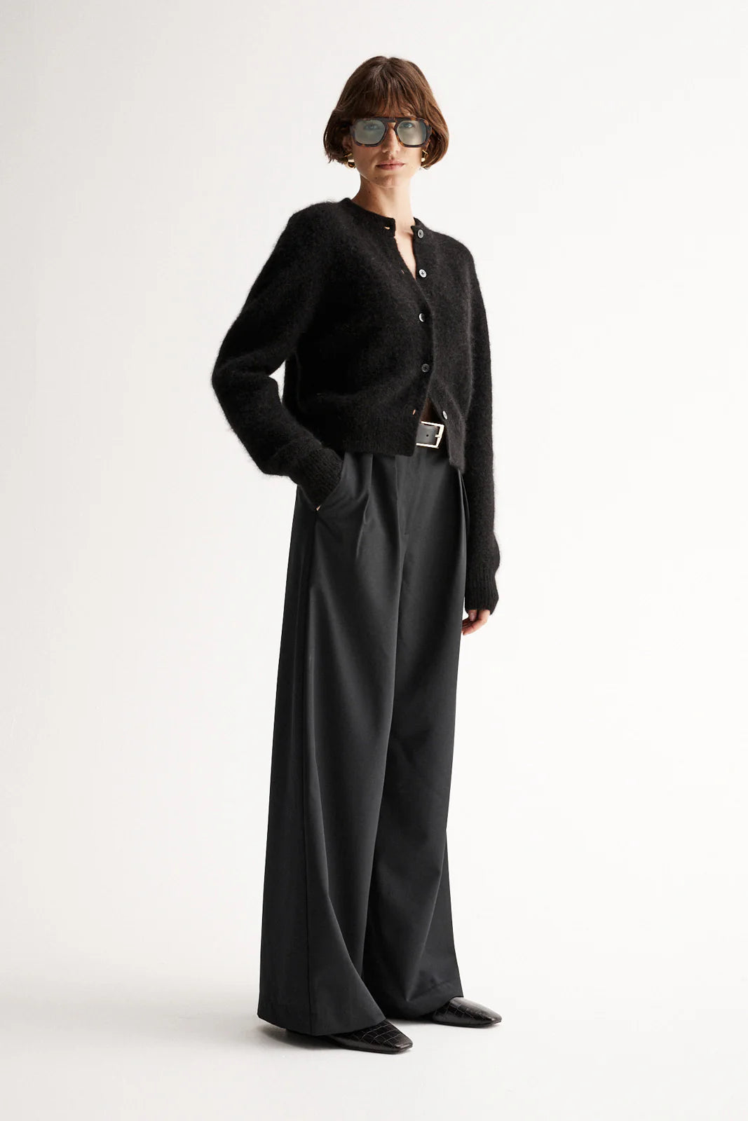 Abigail Knit Cardi - Black