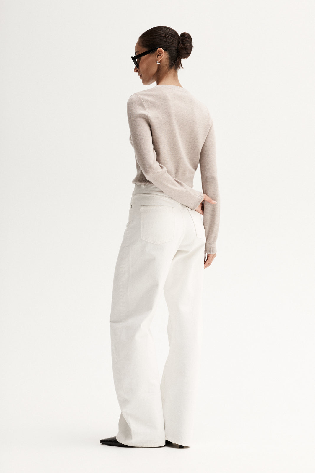 Madeleine Knit Cardigan - Pebble