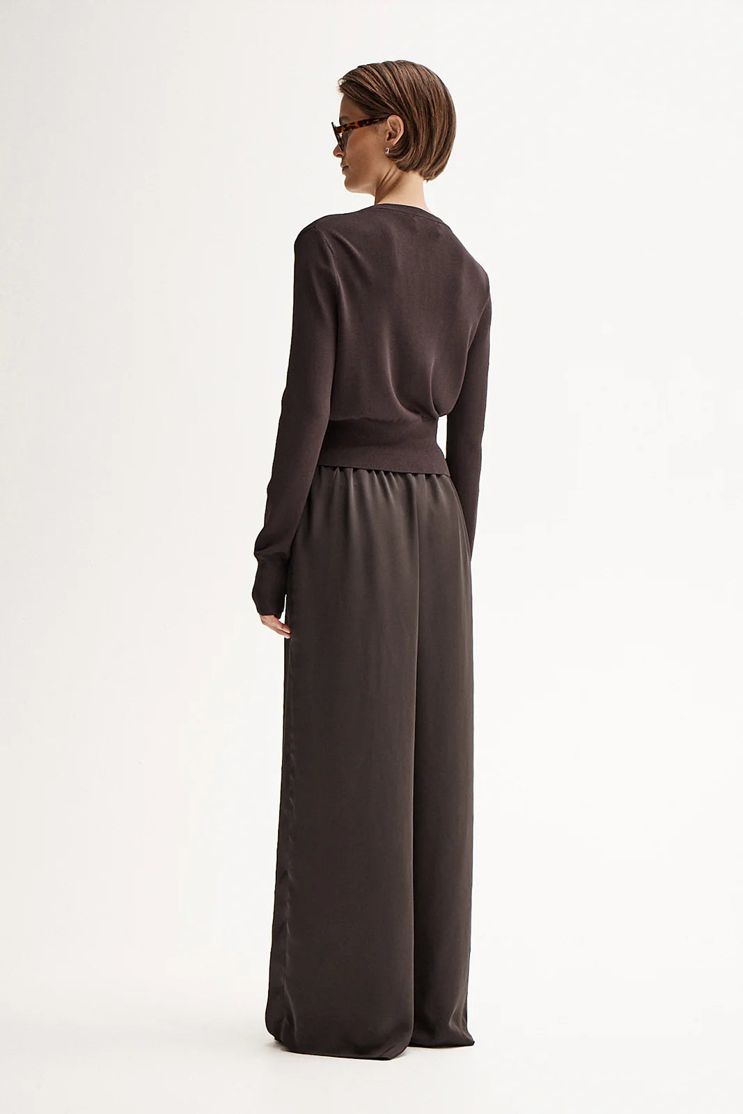 Victoria Knit Cardigan - Chocolate