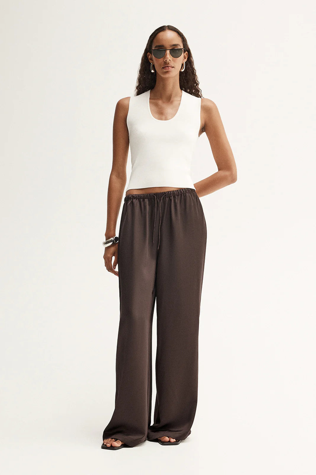 Hayes Knit Top - White