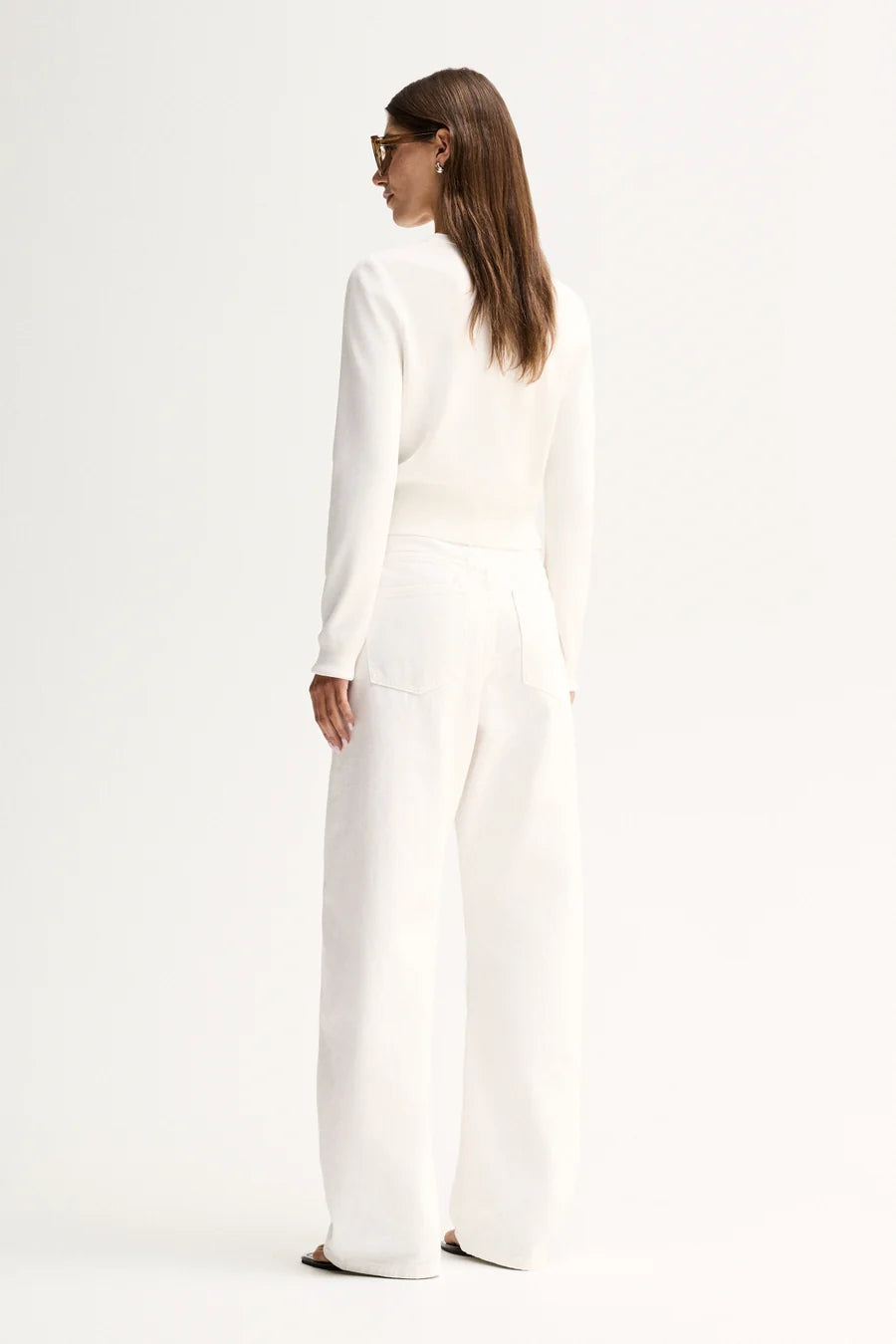 Penny Knit Cardigan - White