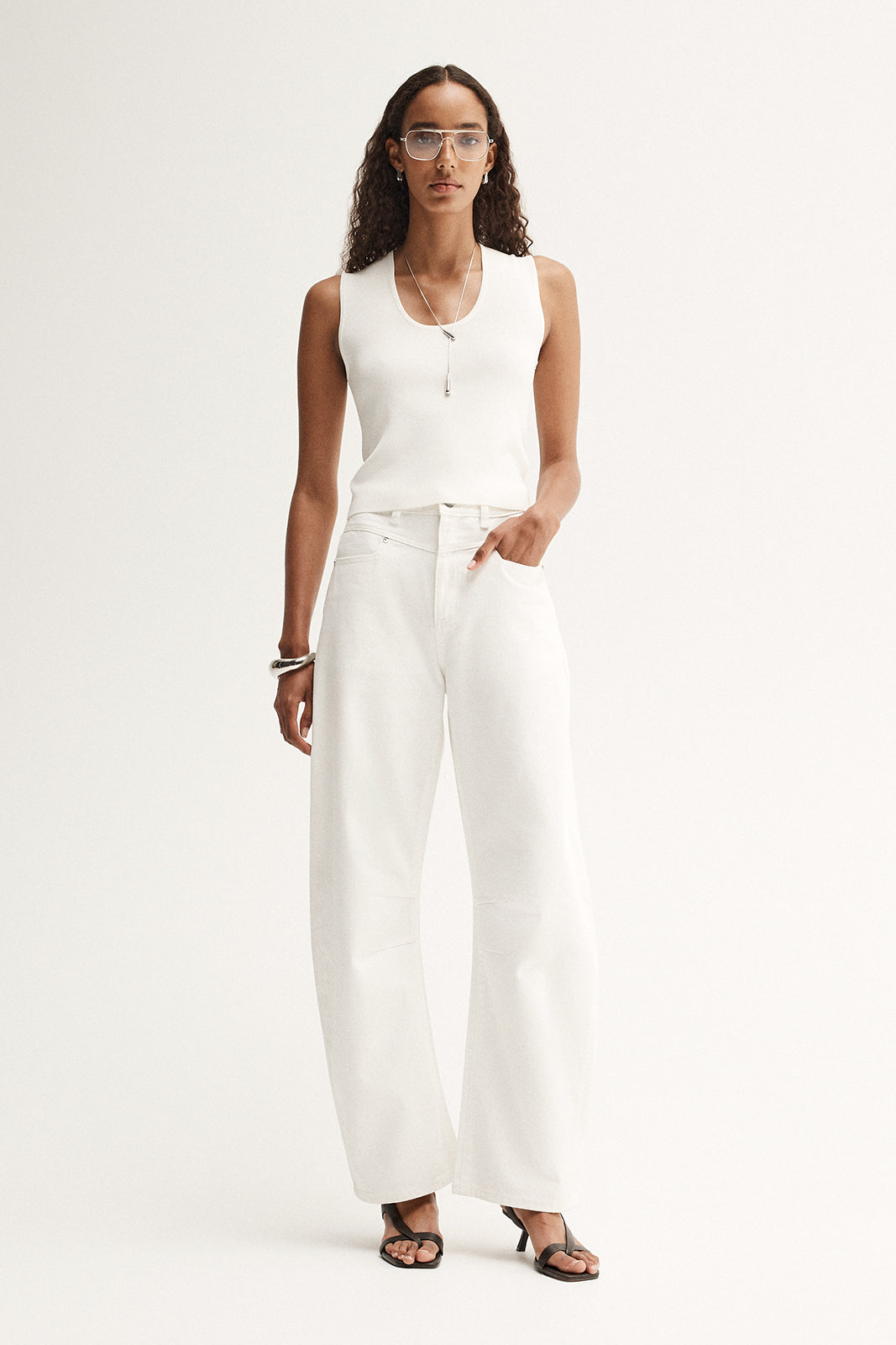 Chelsea Denim Jean - Ivory