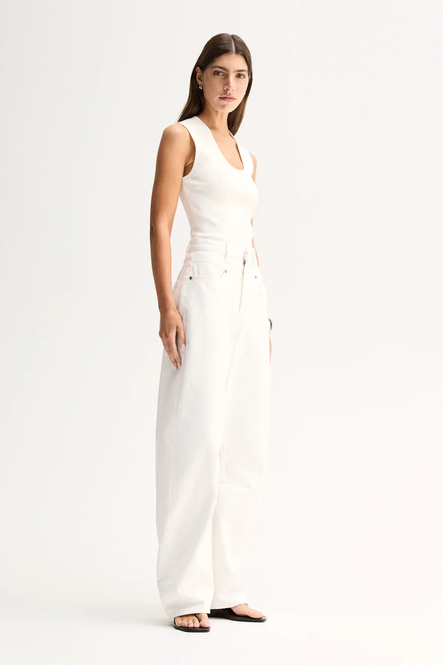 Chelsea Denim Jean - Ivory