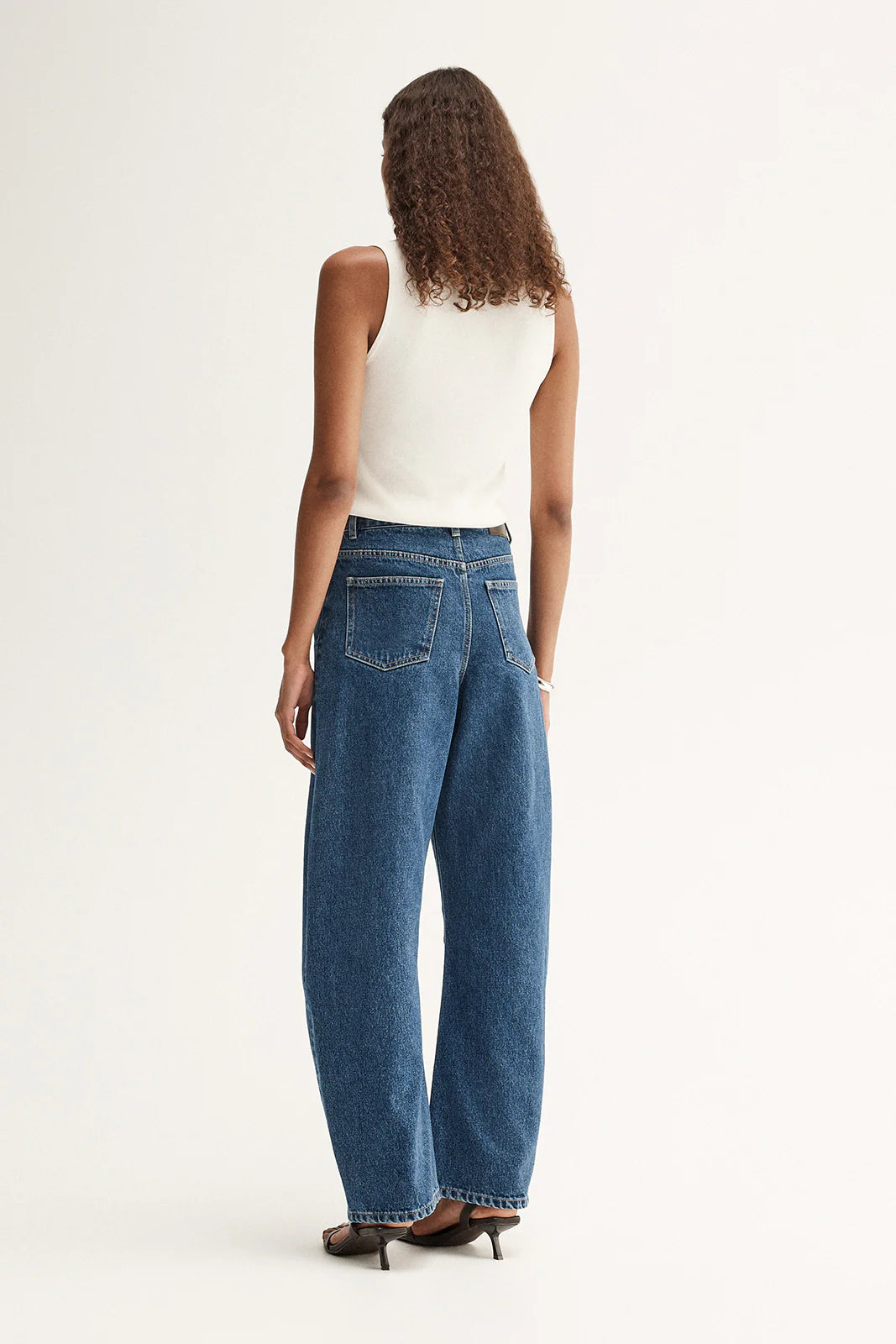 Mason Barrel Leg Jean - Dark Indigo