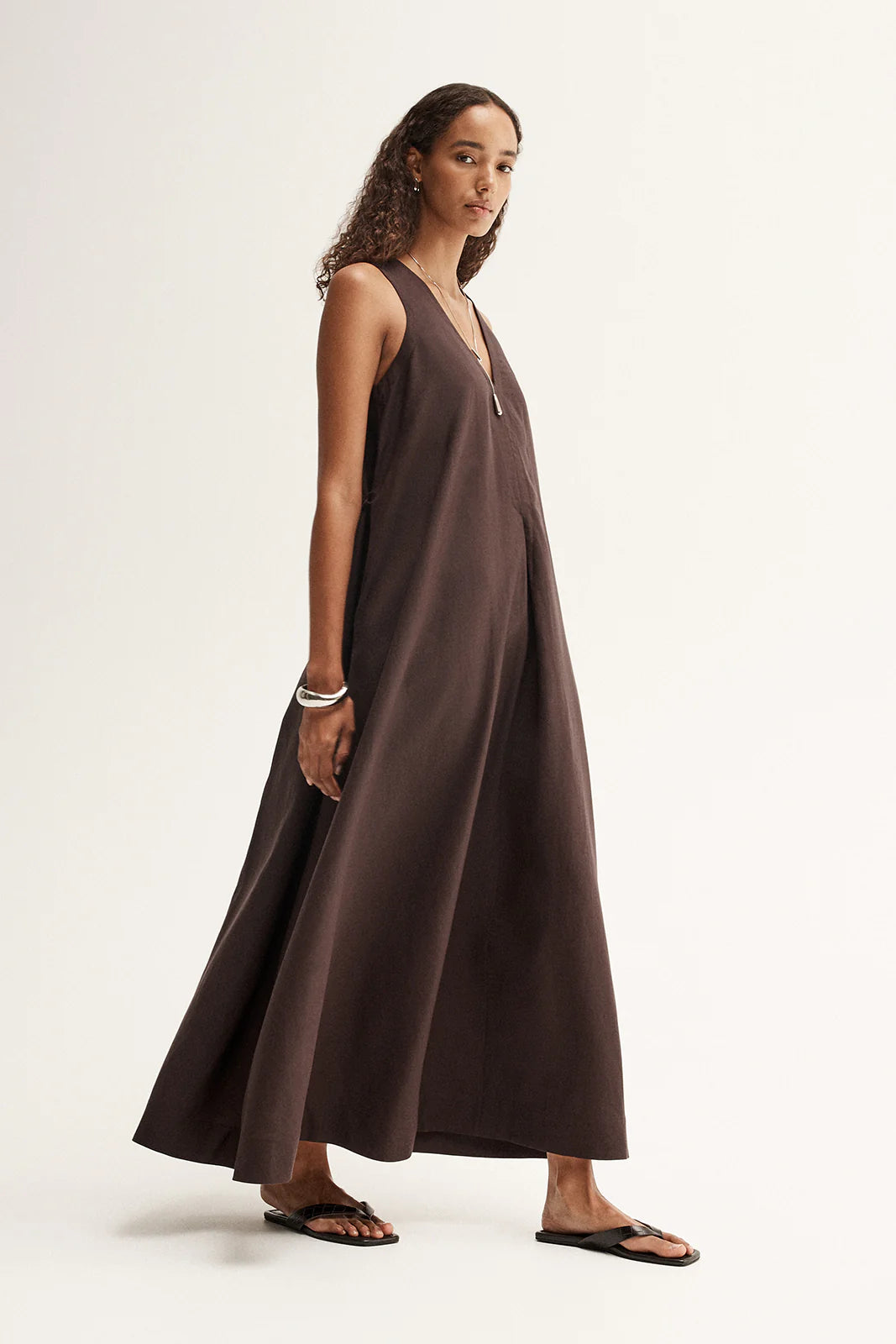 Mallory Maxi Dress - Chocolate